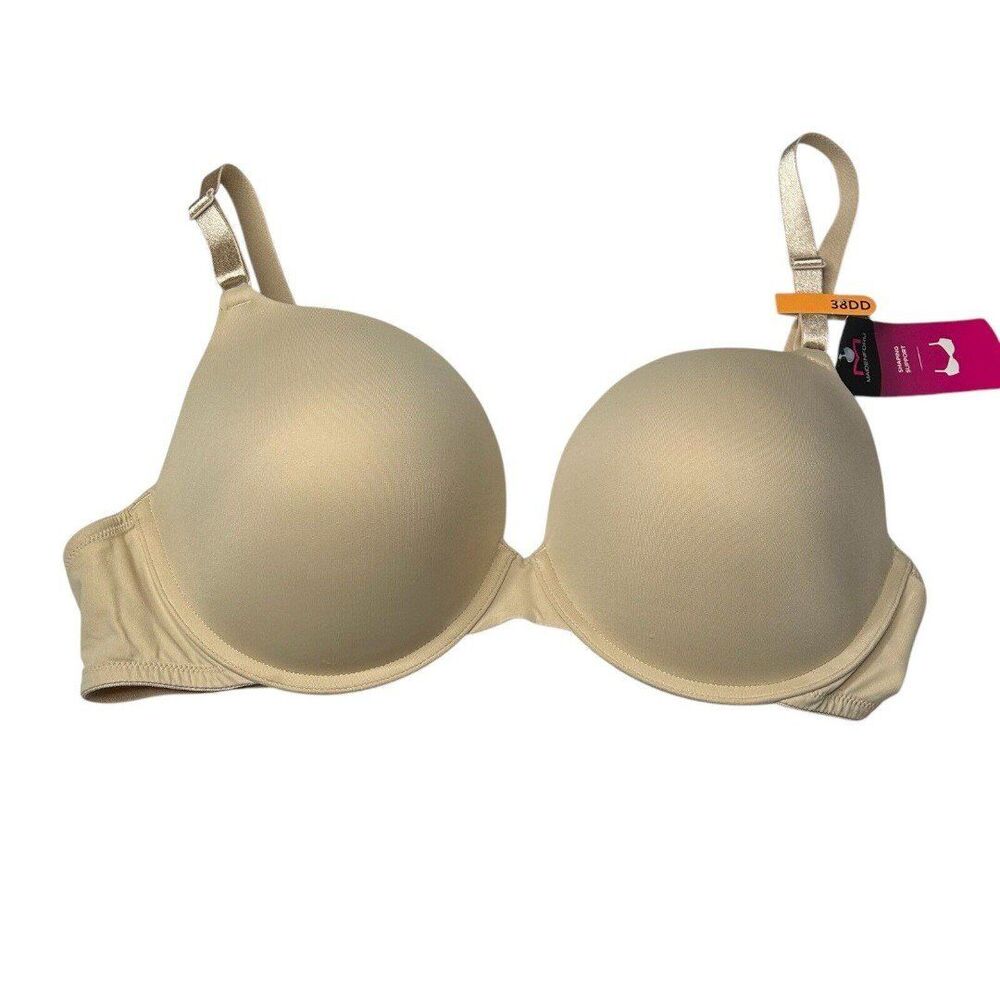 New Maidenform Tan Lined Bra 34DD